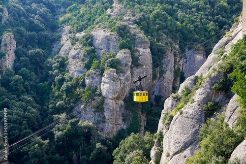 Tableau sur toile Funicular de Montserrat