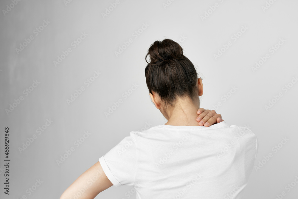 woman painful syndrome discomfort health problems woman painful syndrome discomfort health problems