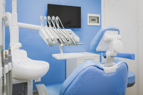 Dentita e visita dentistica. Studio dentistico. photo