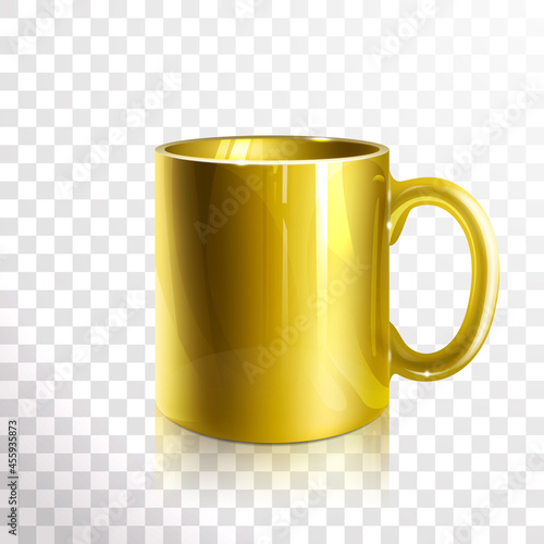 Empty Gold Mug