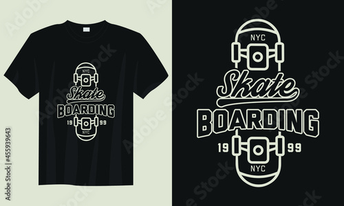 skate skateboarding t-shirt design, vintage skate skateboarding t-shirt design, typography skate skateboarding t-shirt design