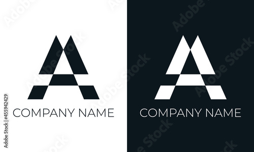 	
Initial letter a logo vector design template. Creative modern trendy a typography and black colors.