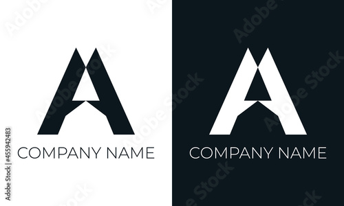 	
Initial letter a logo vector design template. Creative modern trendy a typography and black colors.