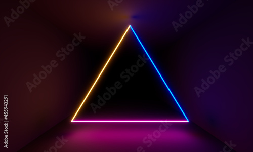 Futuristic tunnel fluoresce...