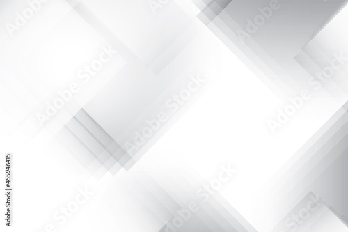 Abstract white and gray color  modern design background with geometric shape. Vector illustration.