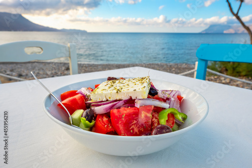 Greek salad. Crete, Greece