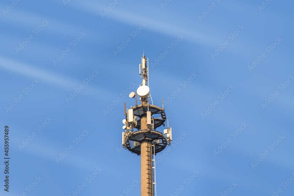 TV Tower Against Blue Sky