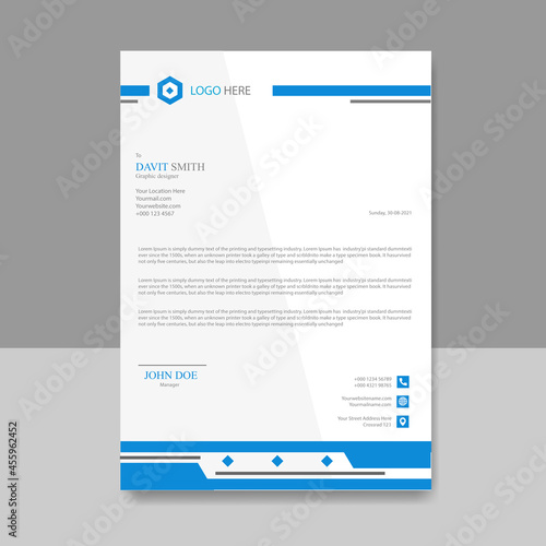 Business Letterhead Template Design