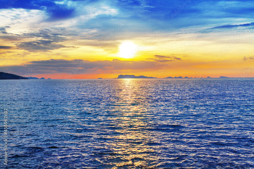Ocean Waves Sunset