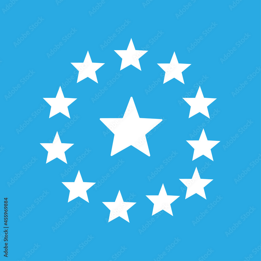 Stars in circle icon template black color editable. Stars in circle symbol vector sign isolated on white background. Simple logo vector illustration for graphic and web design. Stars in circle icon template black color editable. Stars in circle symbol vector sign isolated on white background. Simple logo vector illustration for graphic and web design.