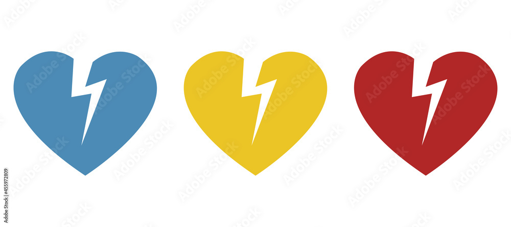 broken heart icon, vector illustration broken heart icon, vector illustration