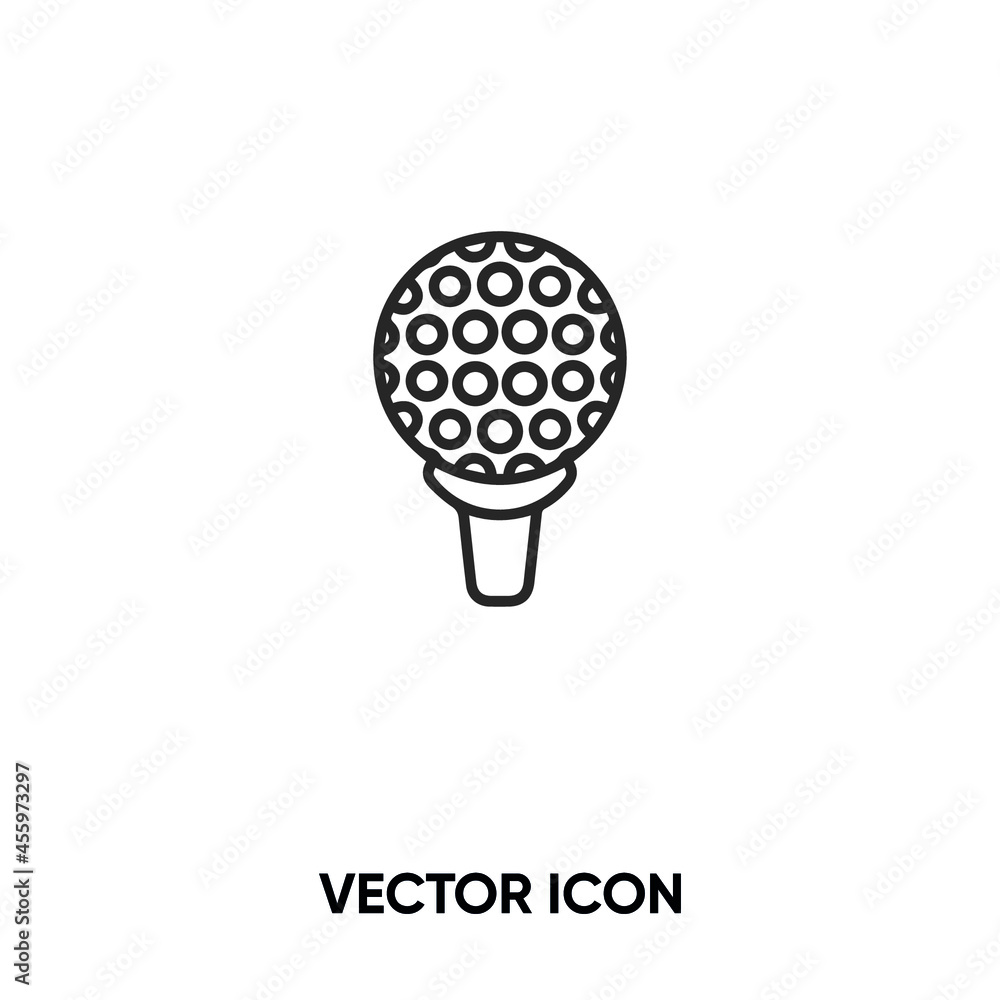 Golf vector icon. Modern, simple flat vector illustration for website or mobile app.Golf ball or golf club symbol, logo illustration. Pixel perfect vector graphics Golf vector icon. Modern, simple flat vector illustration for website or mobile app.Golf ball or golf club symbol, logo illustration. Pixel perfect vector graphics