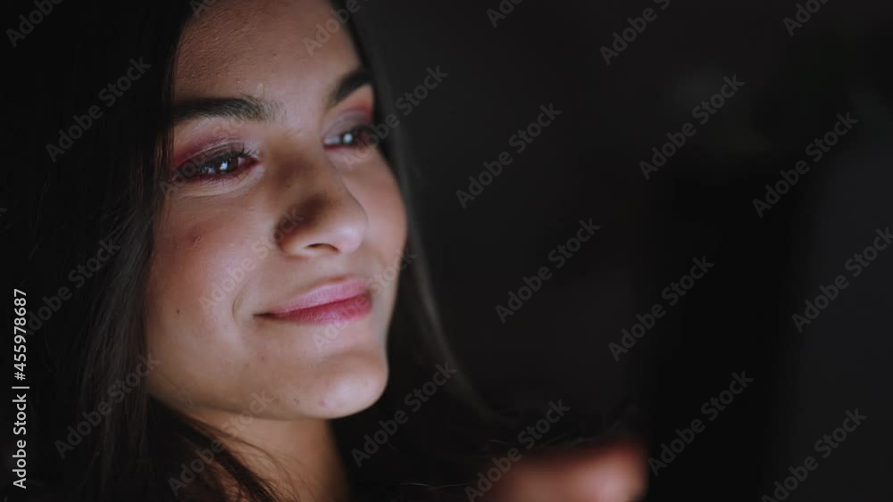 beautiful teenage girl using tablet computer watching entertainment at night browsing online enjoying relaxing evening beautiful teenage girl using tablet computer watching entertainment at night browsing online enjoying relaxing evening