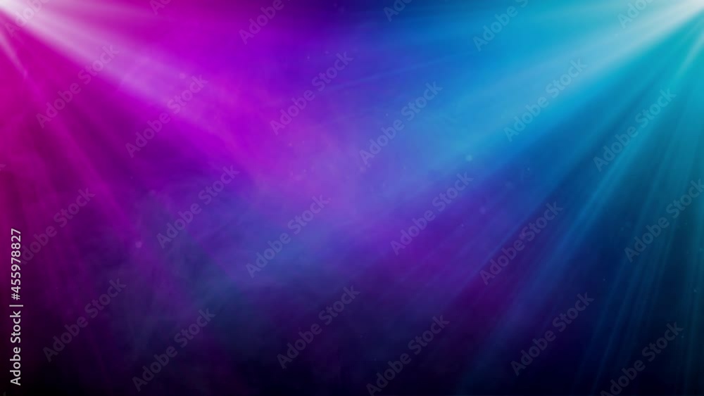 Neon light through smoke and particles. Neon light through smoke and particles.