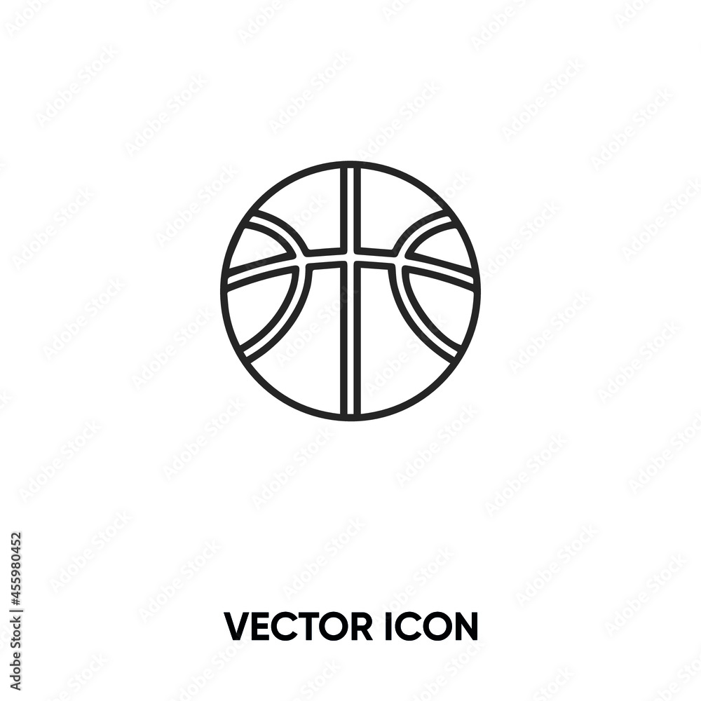 Basketball vector icon. Modern, simple flat vector illustration for website or mobile app.Ball symbol, logo illustration. Pixel perfect vector graphics Basketball vector icon. Modern, simple flat vector illustration for website or mobile app.Ball symbol, logo illustration. Pixel perfect vector graphics