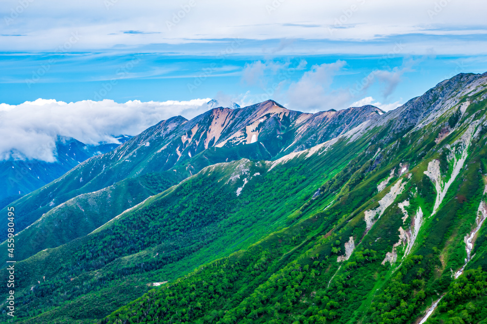 富山県　雲ノ平から望む絶景