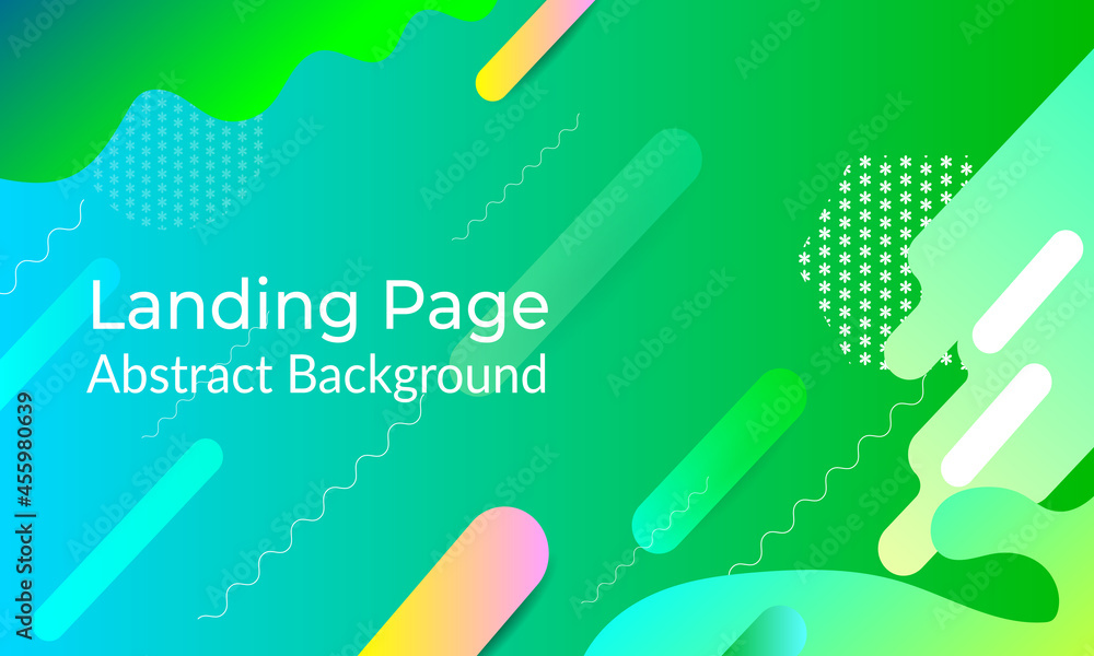 Landing Page Abstract Background Design