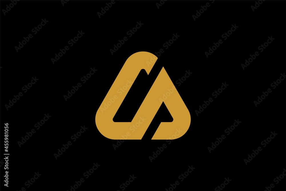 Letter S in triangle logo design vector. Abstract logo design. Letter S in triangle logo design vector. Abstract logo design.