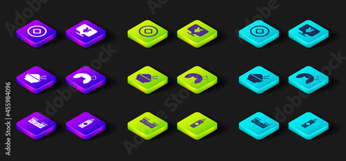 Set Great wall of China, Firework, Rice bowl with chopstick, Chinese fortune cookie, Yuan currency and icon. Vector