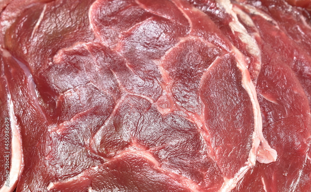 beef meat slice for cook in sukiyaki or shabu Japanese food on plate beef meat slice for cook in sukiyaki or shabu Japanese food on plate