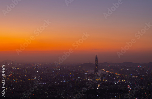 Sunset of Seoul