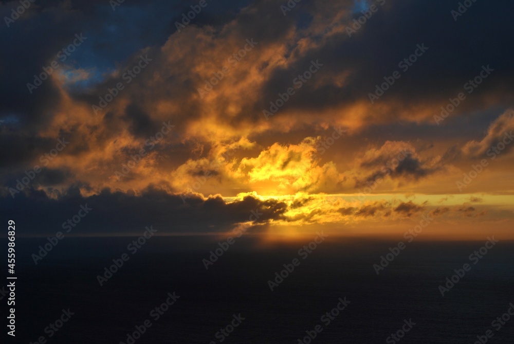 Fototapeta premium Soleil et nuages