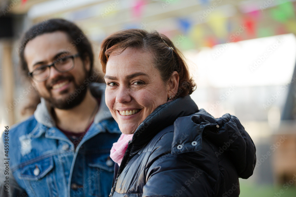 Portrait of smiling couple