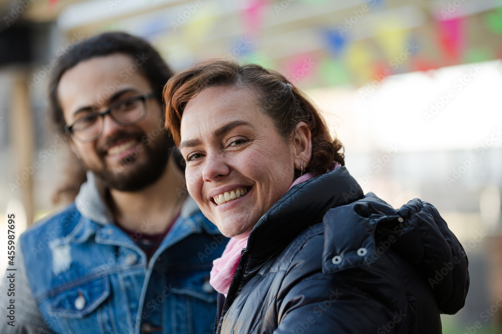 Portrait of smiling couple Portrait of smiling couple