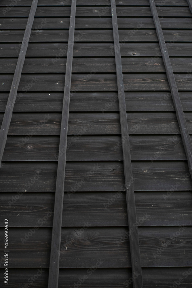 The wooden wall in Japan The wooden wall in Japan