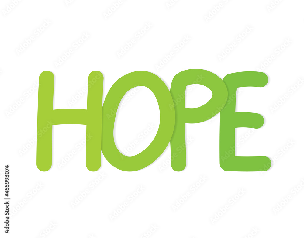 hope word concept - vector illustration hope word concept - vector illustration