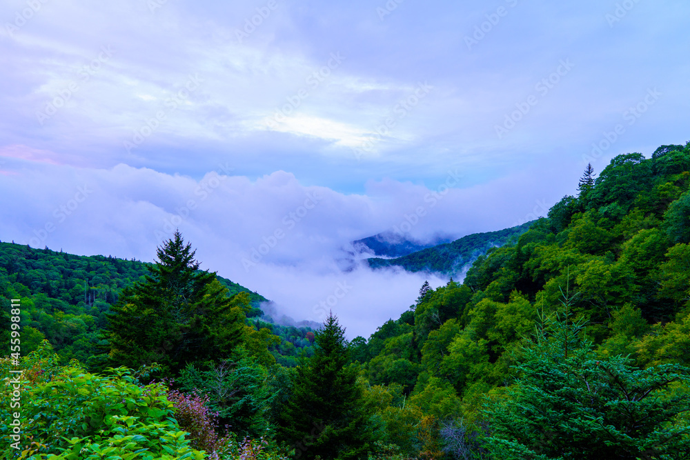 great smoky mountains, blue ridge parkway