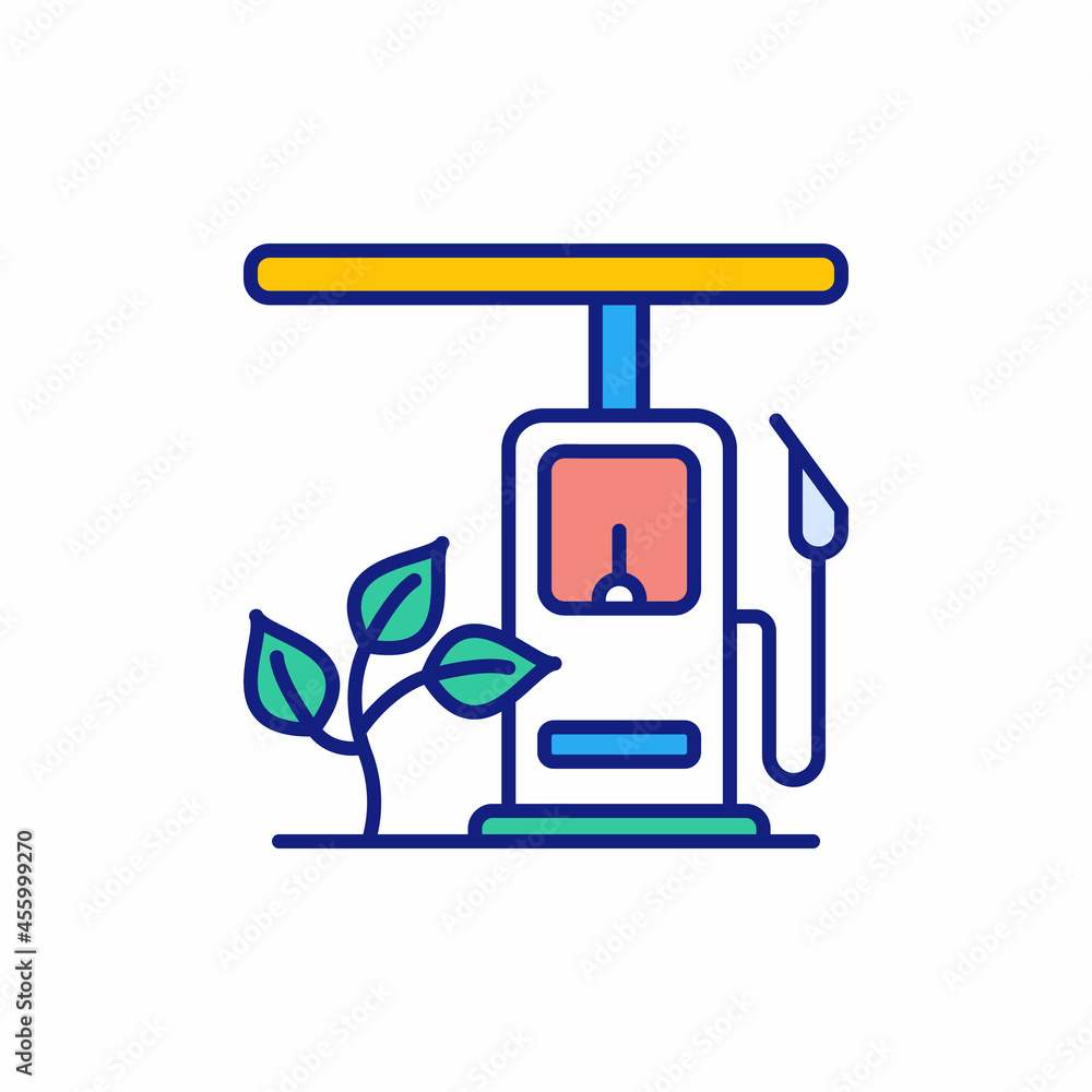 Bio Fuel icon in vector. Logotype