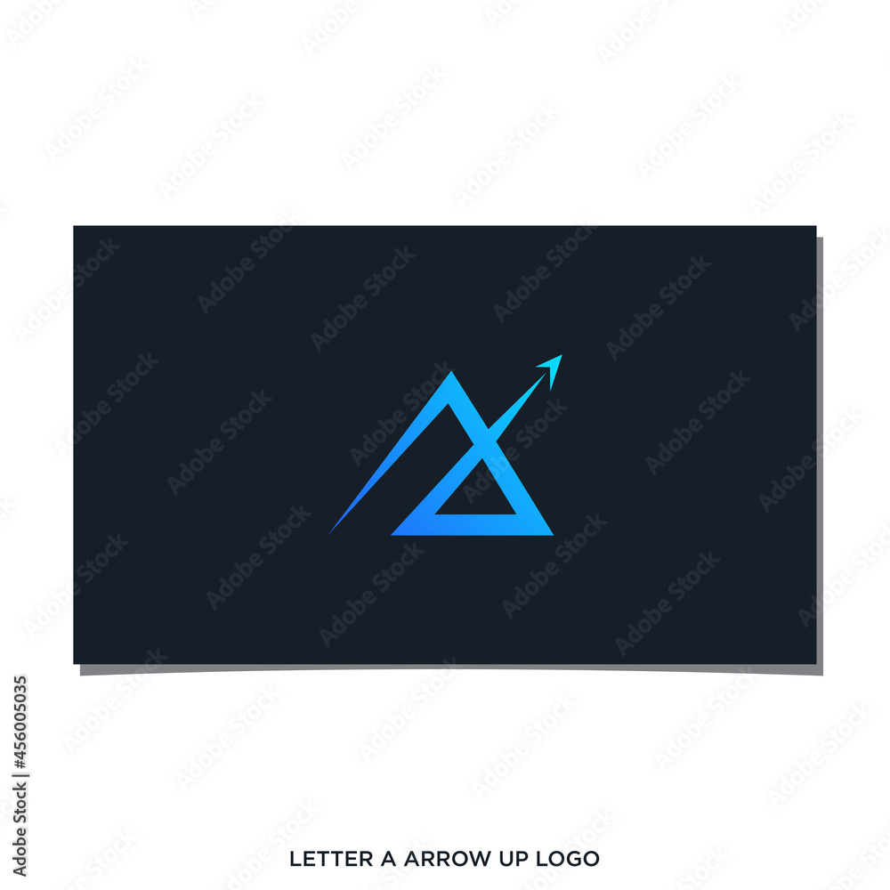LETTER A ARROW UP LOGO LETTER A ARROW UP LOGO