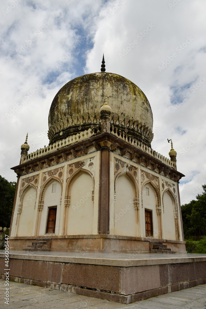 Antique Islamic Architectural Art Seven Tombs Dome of Qutub Shahi Rulers of Hyderabad