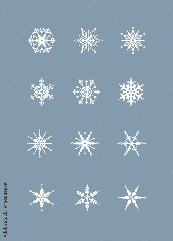 Set snowflakes for laser cutting. Decor item, Christmas tree toy. Set snowflakes for laser cutting. Decor item, Christmas tree toy.