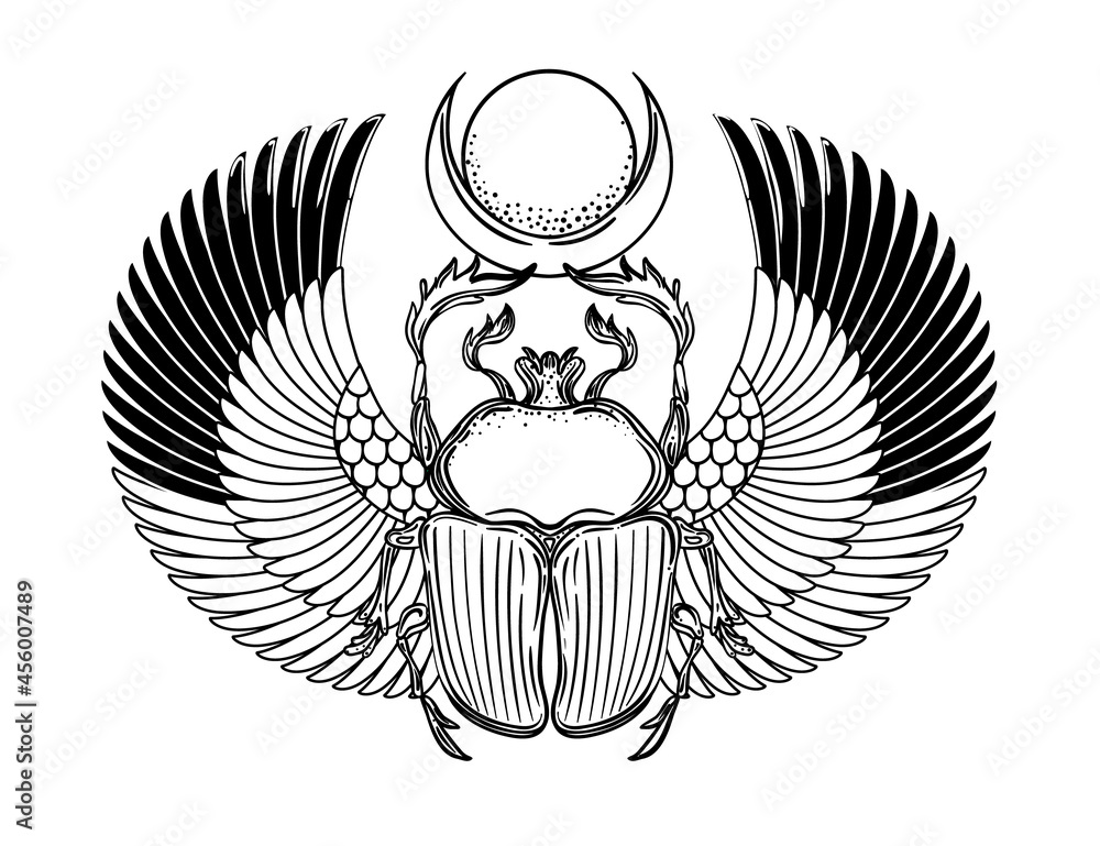 Scarab beetle for Ambert! 🪲 email me at danni.mae.tattoos@gmail.com t... |  TikTok