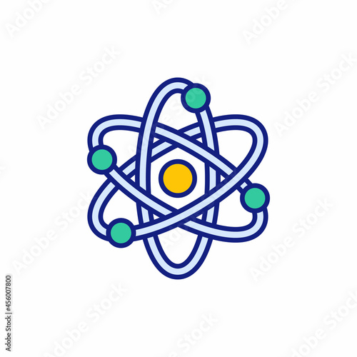 Nuclear Power icon in vector. Logotype