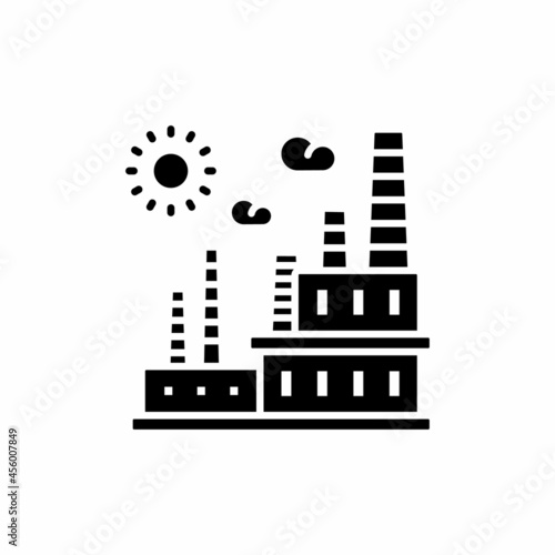 Power Station icon in vector. Logotype