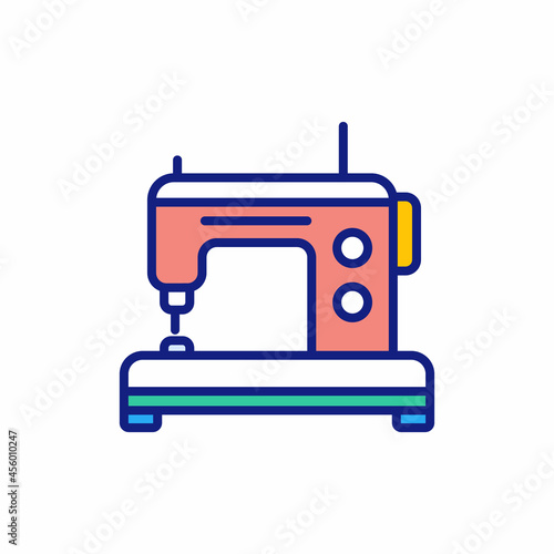 Sew Machine icon in vector. Logotype