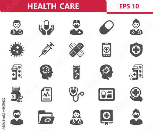 Healthcare, Health, Medical, Hospital Icons