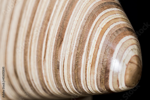 Photography Closeup of a colorful stone with the black background