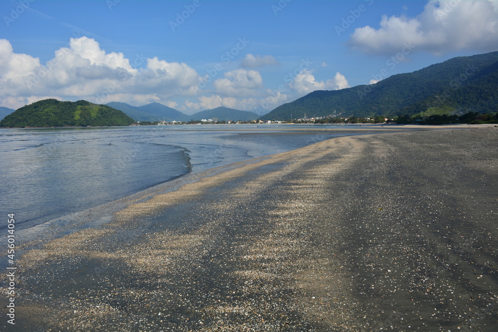 custom made wallpaper toronto digitalUbatuba beach, Barra Seca, sunny day and low tide. Brazil