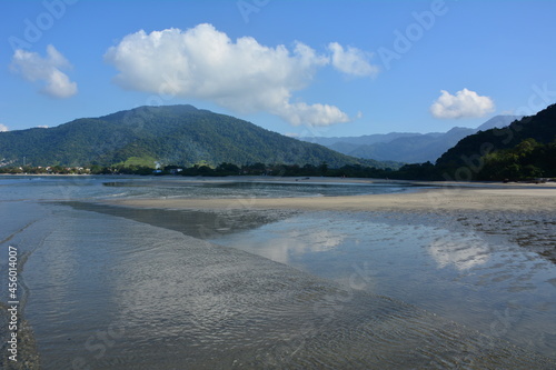 Wallpaper Mural Ubatuba beach, Barra Seca, sunny day and low tide. Brazil Torontodigital.ca