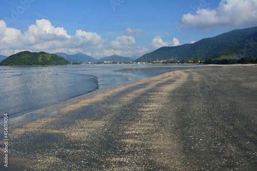 Wallpaper Mural Ubatuba beach, Barra Seca, sunny day and low tide. Brazil Torontodigital.ca