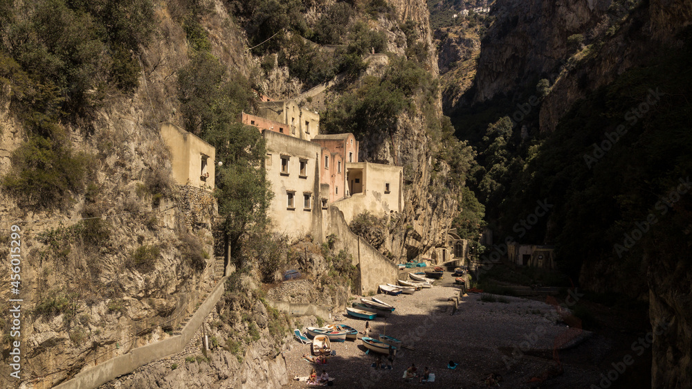 View of the wonderful Fiordo Di Furore on the Amalfi Coast - Italy 3