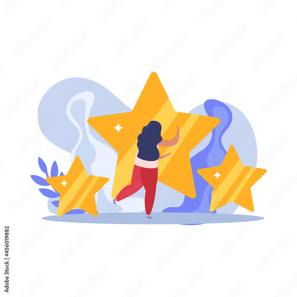 Fototapeta premium Flat Winner People Icon