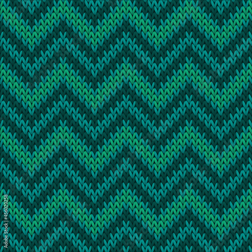Natural chevron stripes knit texture geometric
