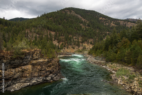 Kootenai River and Falls  Montana 
