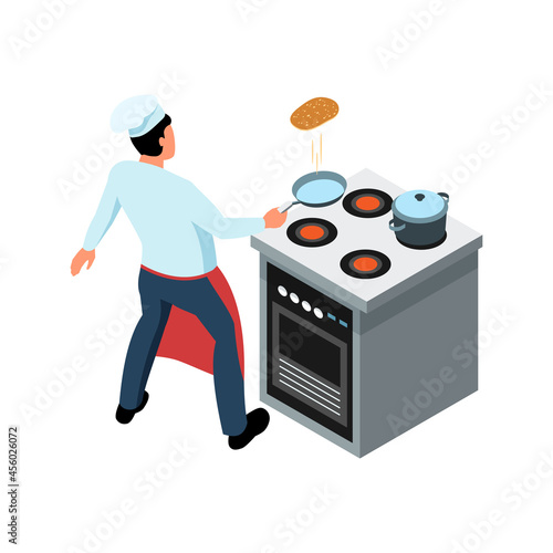 Cooking Isometric Icon