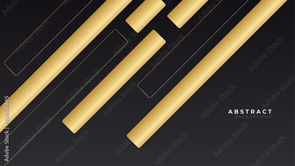 Simple minimal black and gold abstract presentation background Simple minimal black and gold abstract presentation background